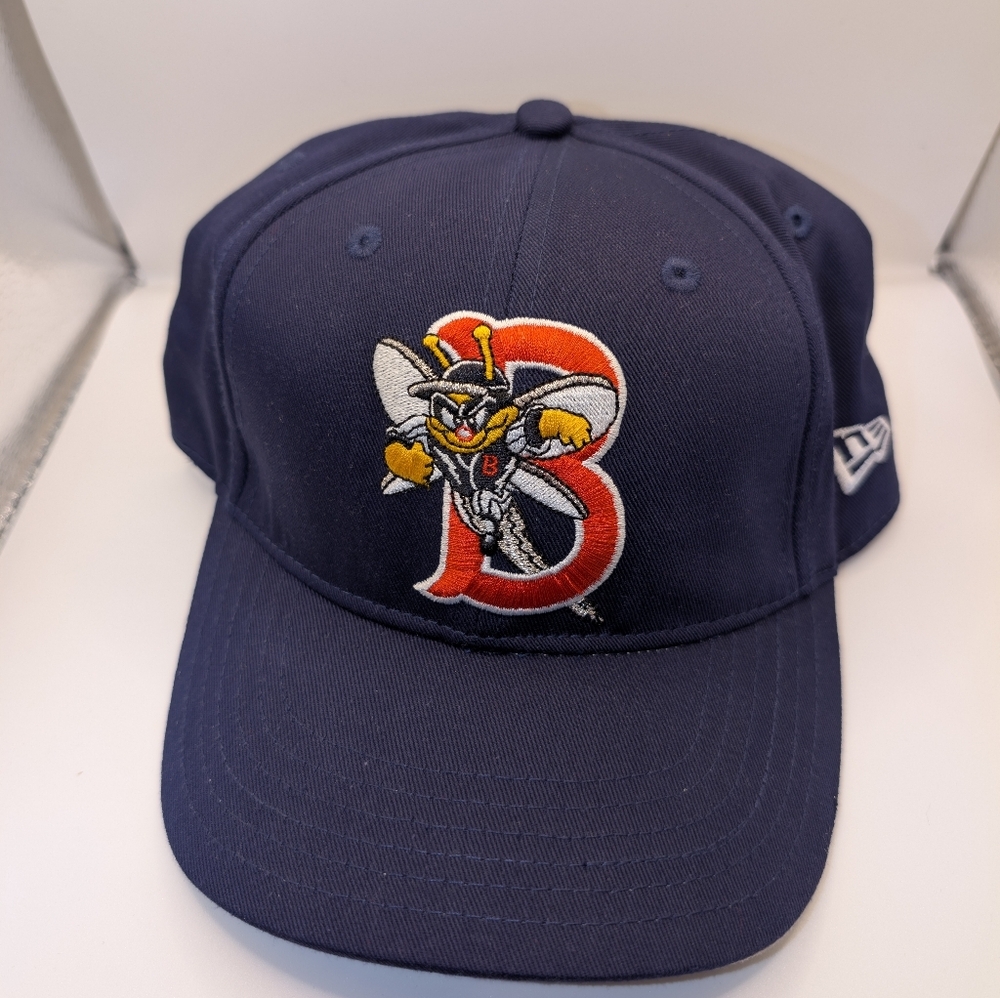Official MiLB Binghamton Rumble Ponies “B” Hornet Logo Snapback Hat – New Era